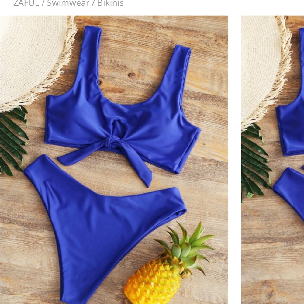 High Rise Bow tie High Leg Bikini